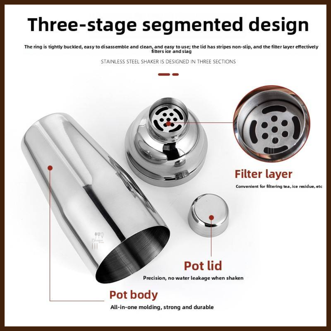 Stainless Steel Cocktail Shaker