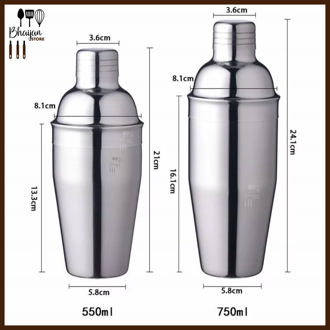 Stainless Steel Cocktail Shaker