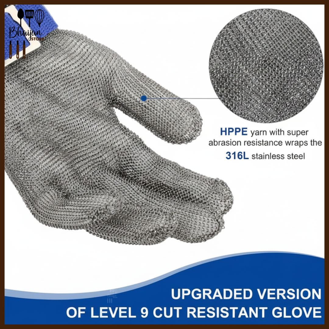 Stainless Steel Cut Resistant Glove