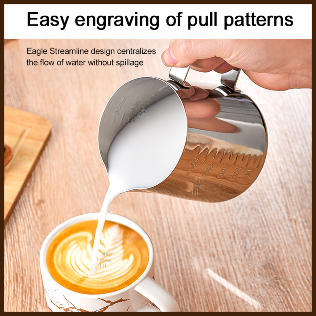 Stainless Steel Milk Frothing Pitcher