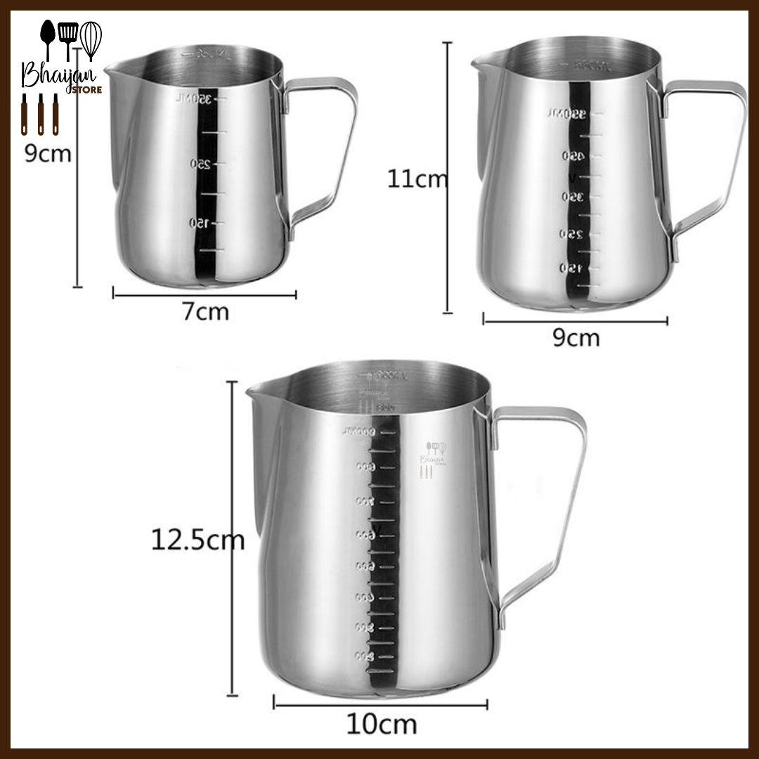Stainless Steel Milk Frothing Pitcher