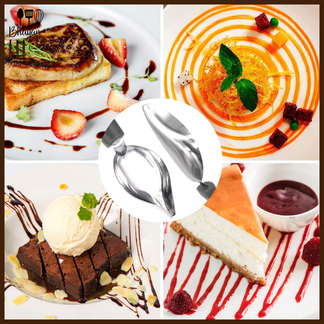 Stainless Steel Plating & Garnishing Tool Set (5 Pieces)