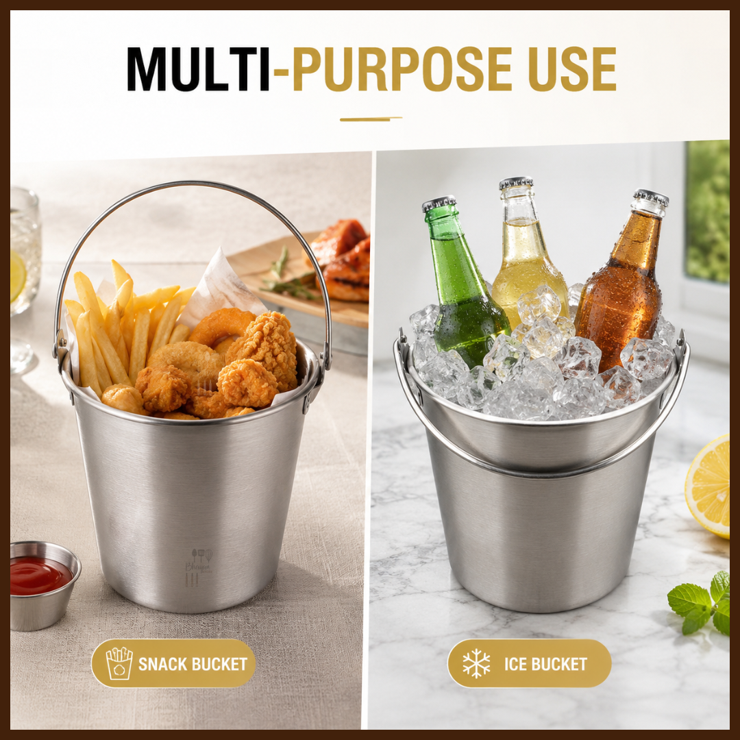 Stainless Steel Serving Bucket