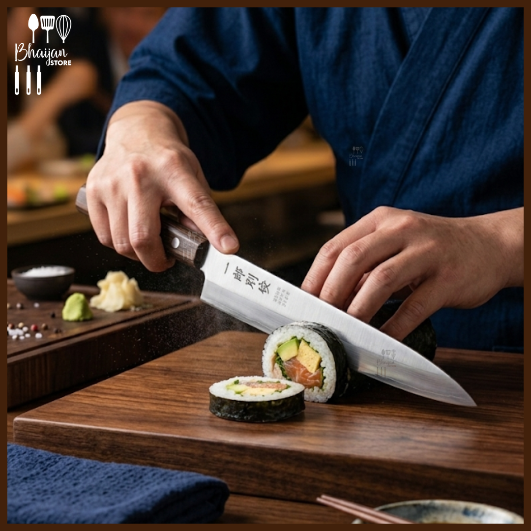 Japanese Chef Knife – Stainless Steel Sushi & Slicing Knife