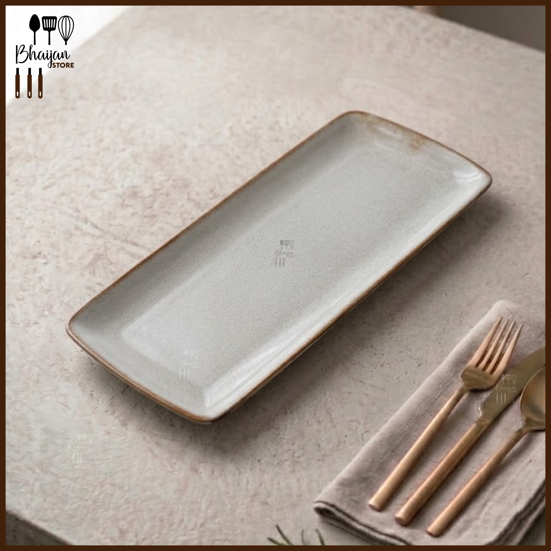 Ceramic Sushi Platter - 12 Inch