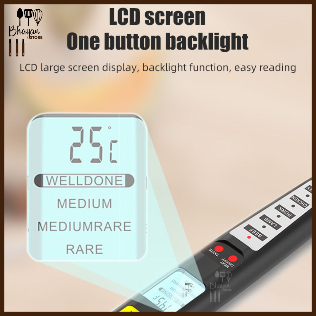 Digital Meat Thermometer Fork