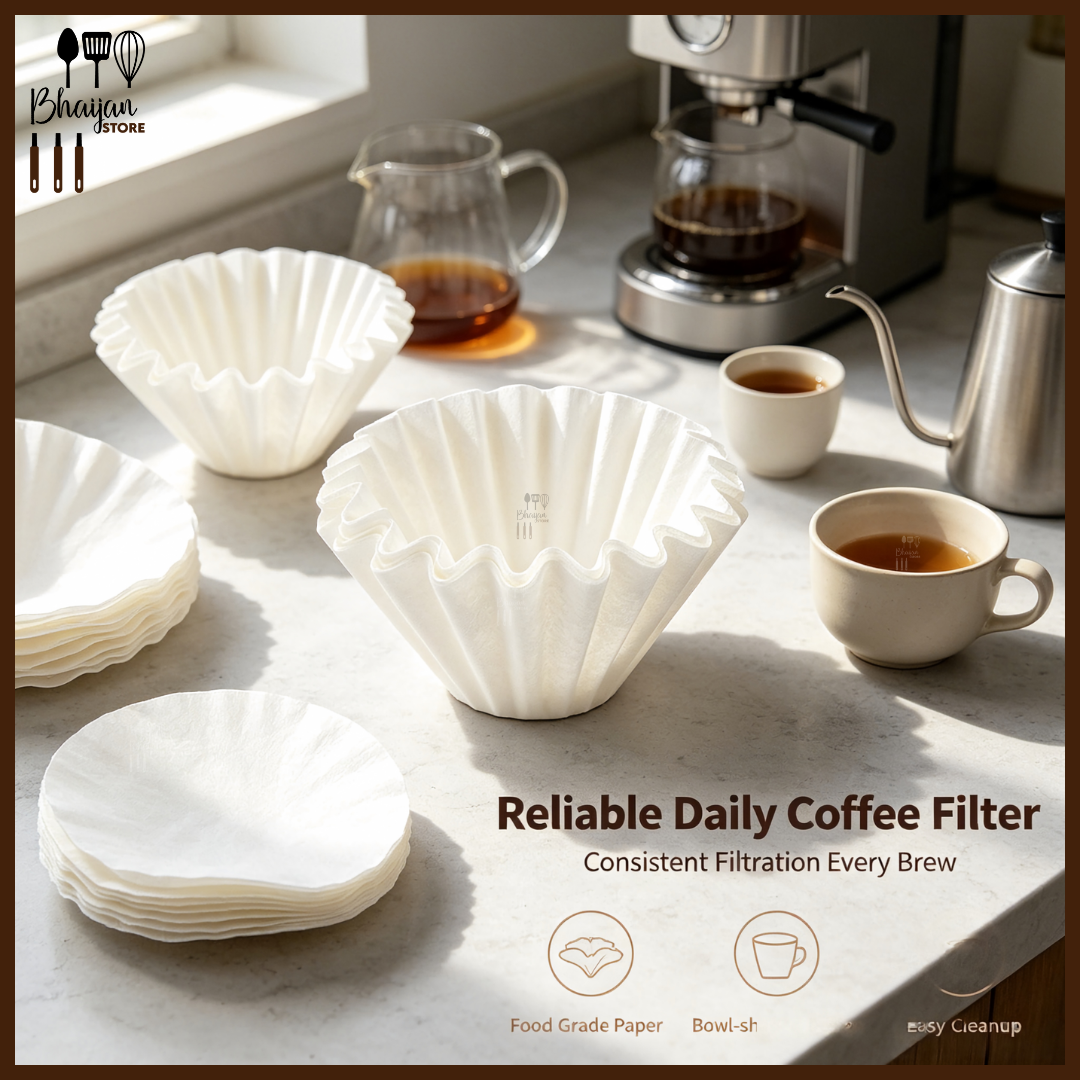 V60 Coffee Filter Paper – 2 Cup & 4 Cup Disposable Pour Over Filters