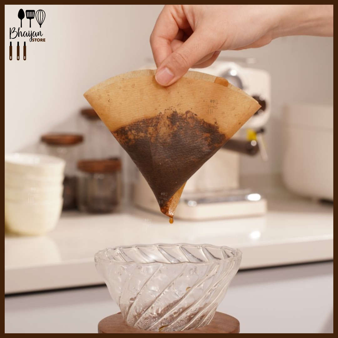 V60 Coffee Filter Paper – 2 Cup & 4 Cup Natural Brown Pour Over Filters