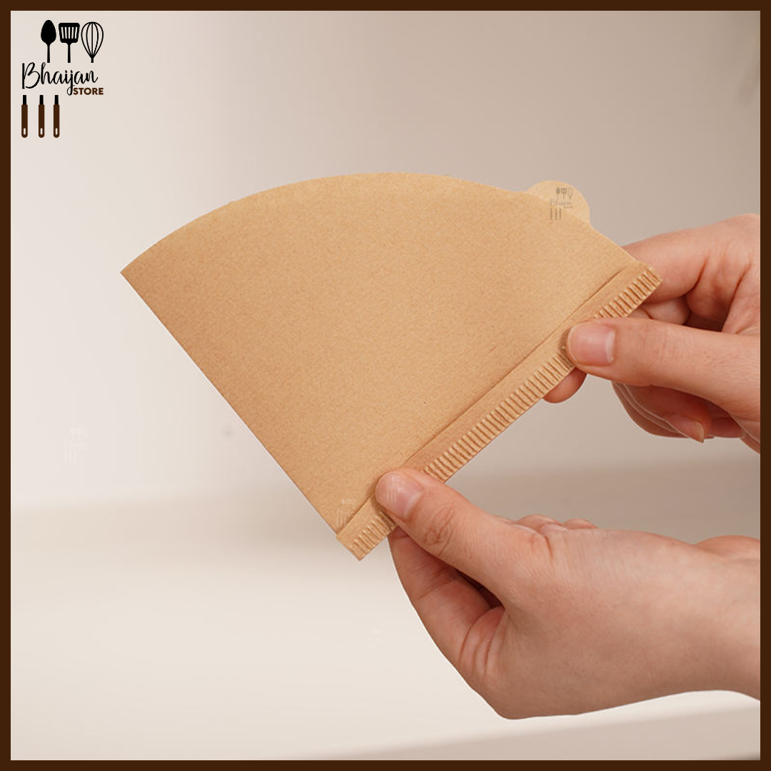 V60 Coffee Filter Paper – 2 Cup & 4 Cup Natural Brown Pour Over Filters